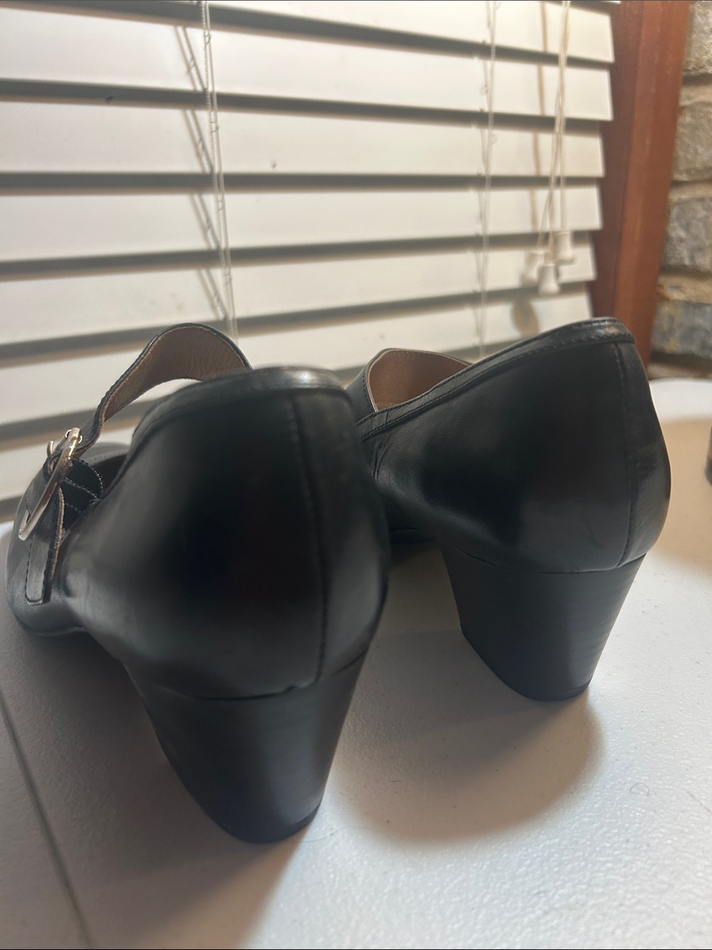 Sofft Black Mary Jane Pumps with Buckle Strap - Picture 10 of 11